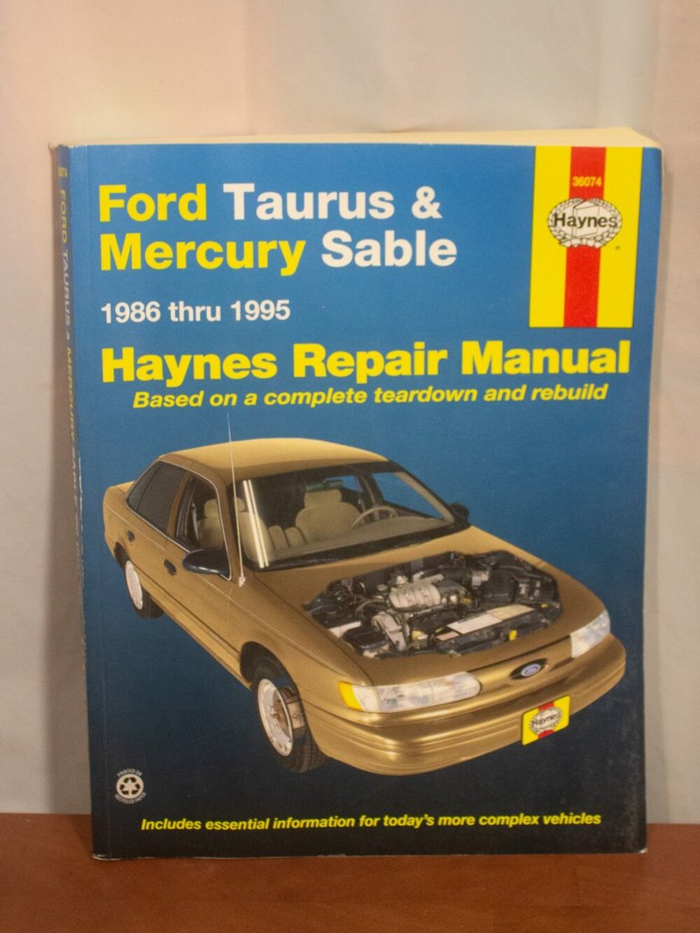 Haynes Repair Manual Ford Taurus & Mercury Sable 1986 thru 1995 Preowned